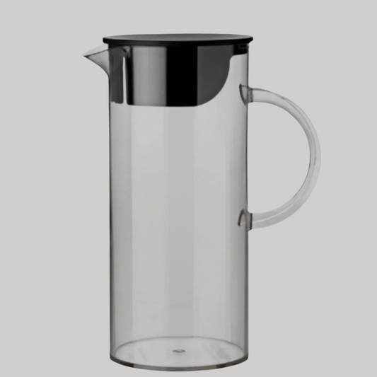 EM77 Jug with lid - Smoke/Black